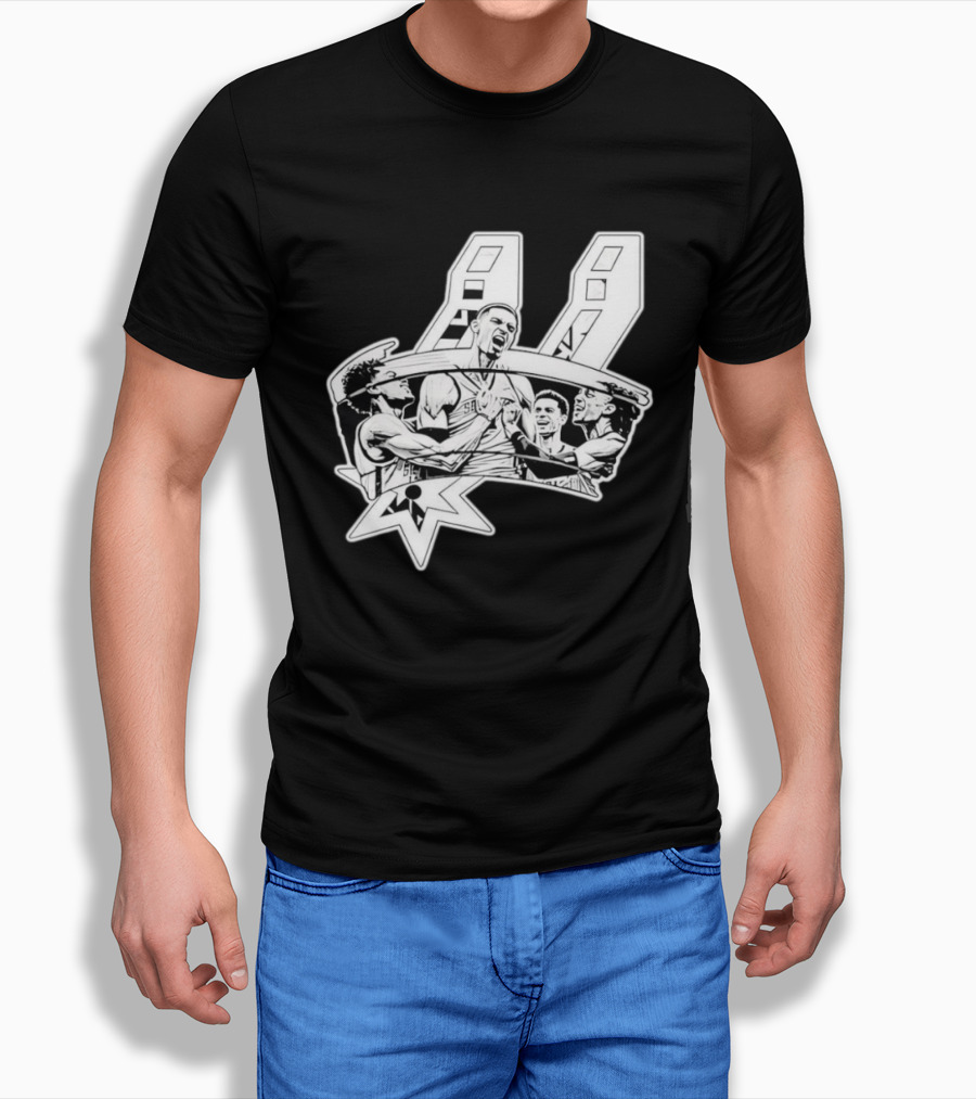 Victor Wembanyama San Antonio Spurs Basketball Players NBA Team Celebration T-Shirt