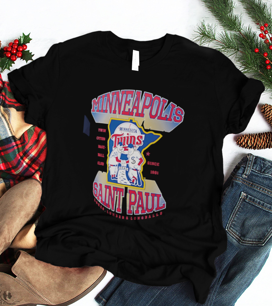 Minneapolis Minnesota Twins Saint Paul Baseball Team T-Shirt