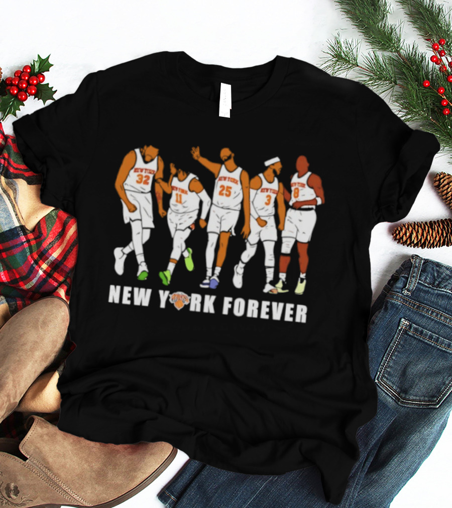 New York Forever Knicks KAT Brunson Mikal Hart OG Dance T-Shirt