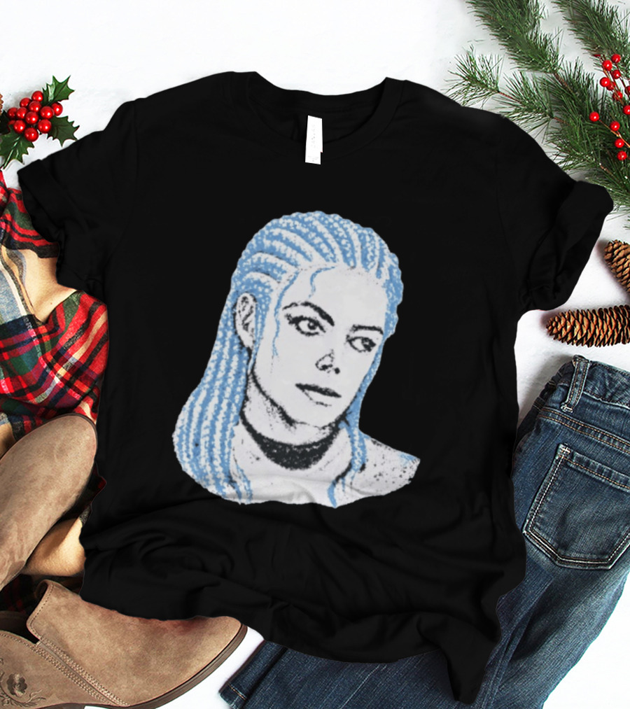 Iceman And MJ Braided Style Fusion T-Shirt