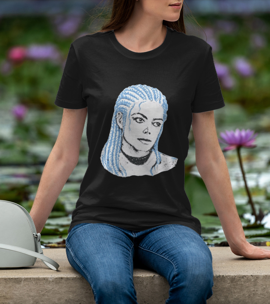 Iceman And MJ Braided Style Fusion T-Shirt