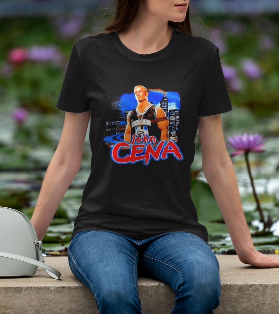 Chain Gang John Cena WWE Skyline City Scene T-Shirt