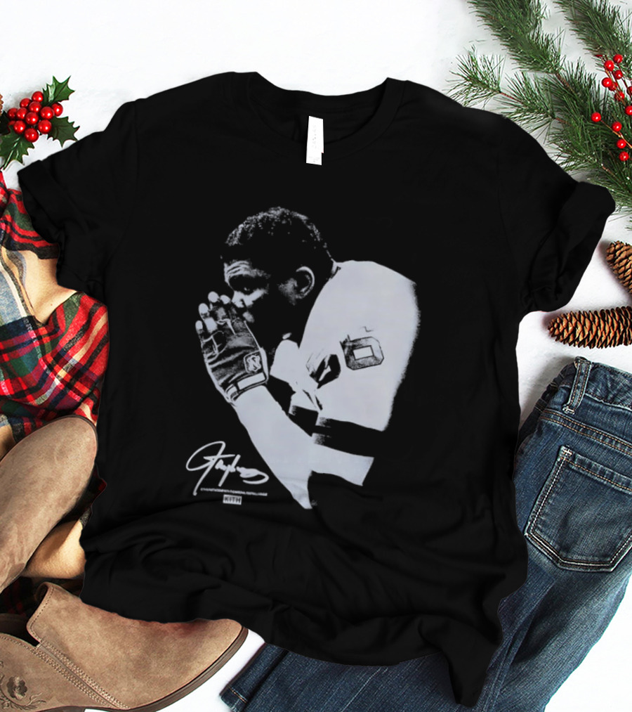 Kith National Football League Lawrence Taylor Praying Hands Signature Edition T-Shirt
