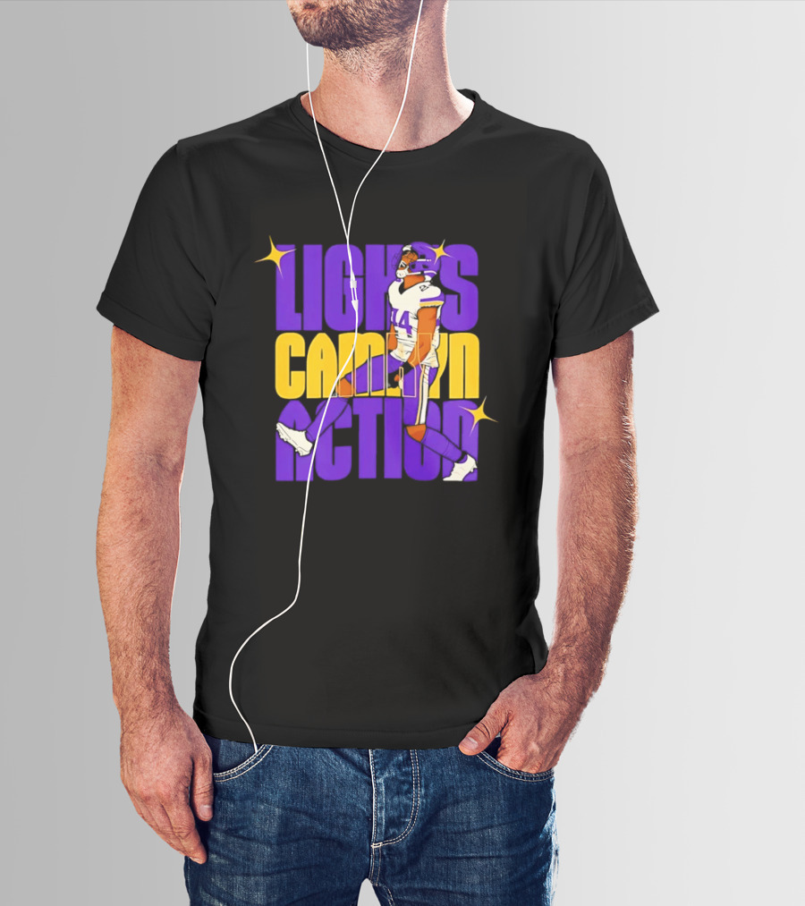 Lights Camryn Action Minnesota Vikings Player 14 T-Shirt