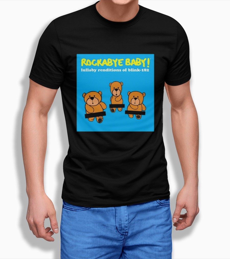 Rockabye Baby Lullaby Renditions Blink 182 Teddy Bears T-Shirt