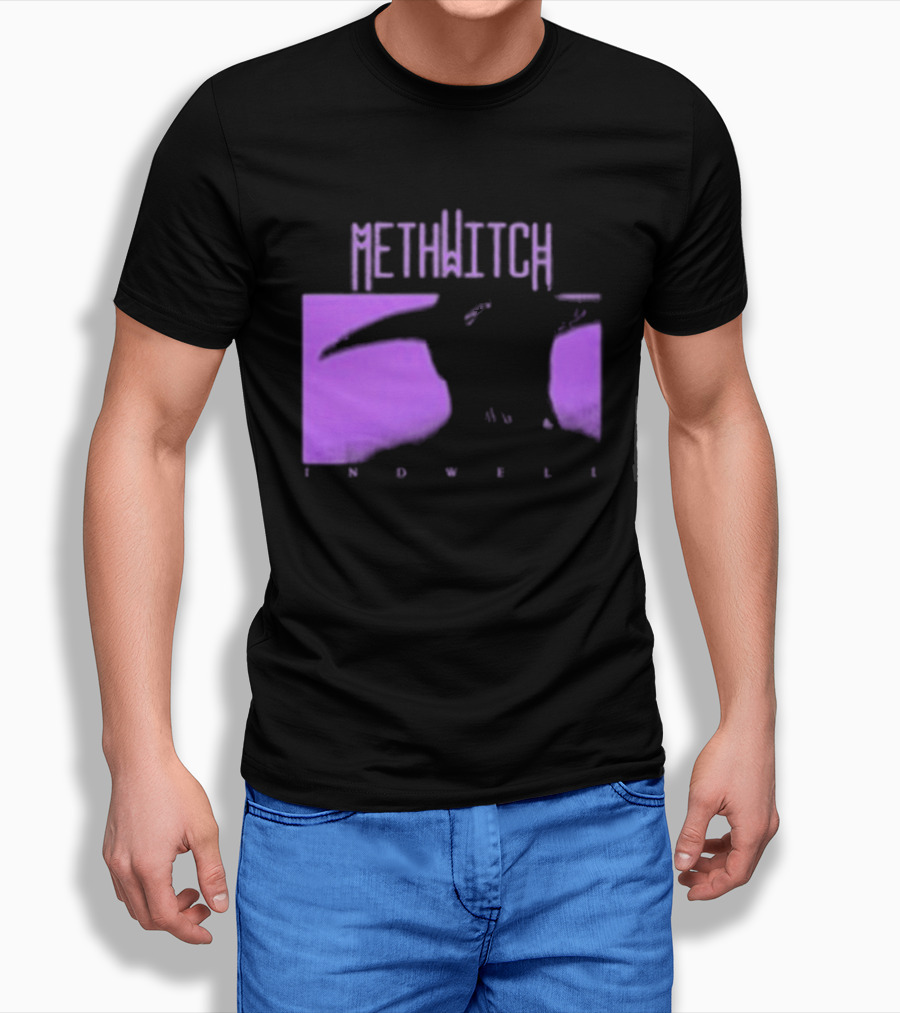 Methwitch Digital Well Records Indwell Mirror T-Shirt