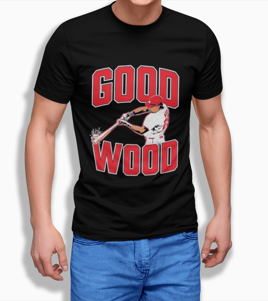 Washington Baseball James Wood Good Wood Slugger Swing T-Shirt