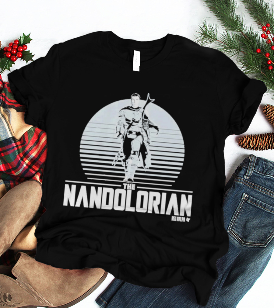 The Nandolorian Fernando Mendoza Mandalorian Parody Star Wars T-Shirt