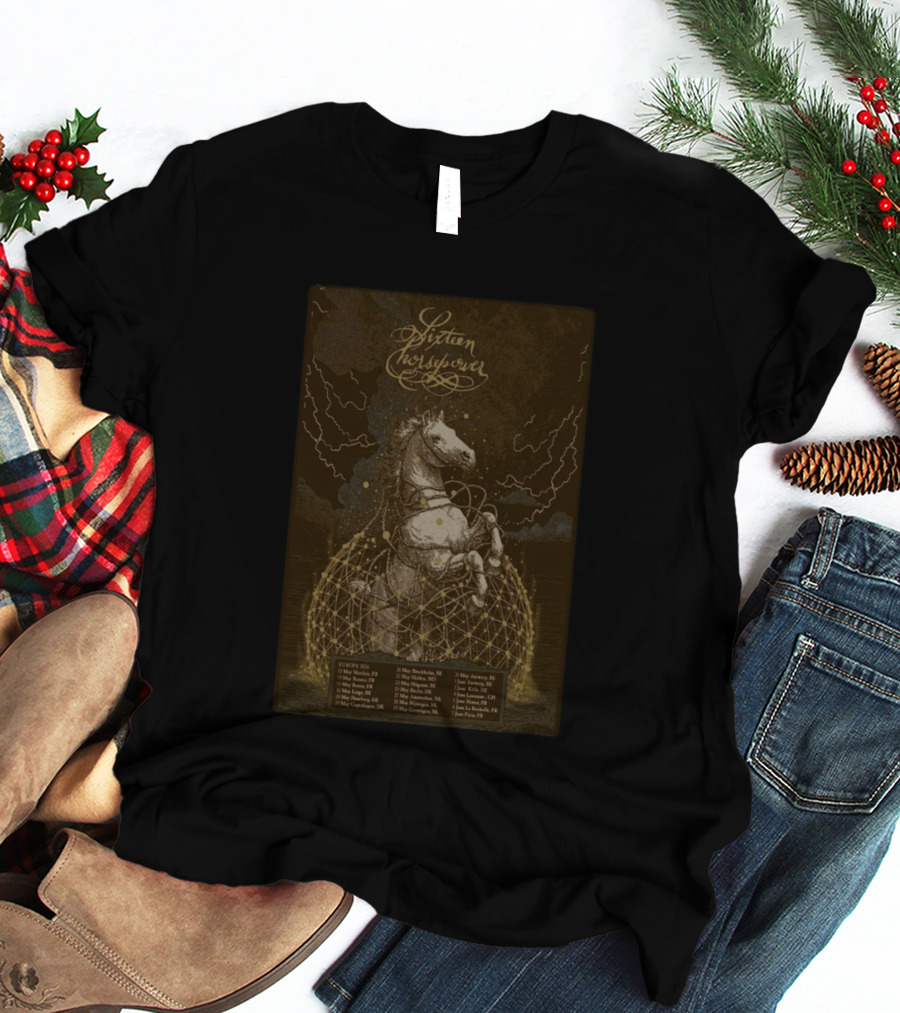 Sixteen Horsepower Euro Tour 2026 Concert Dates T-Shirt