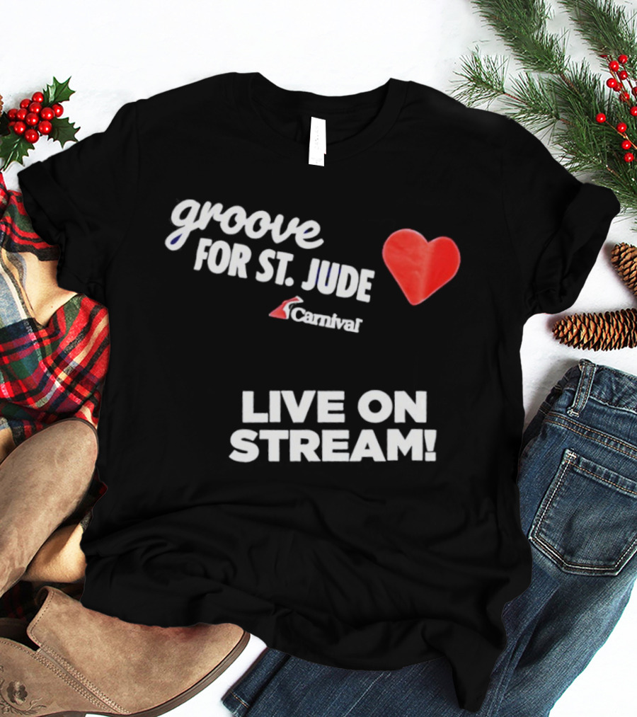 Groove For St Jude Heart Carnival Live On Stream T-Shirt