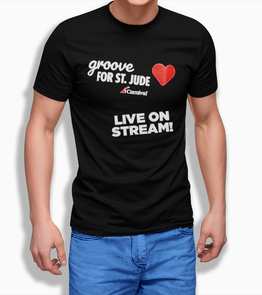 Groove For St Jude Heart Carnival Live On Stream T-Shirt