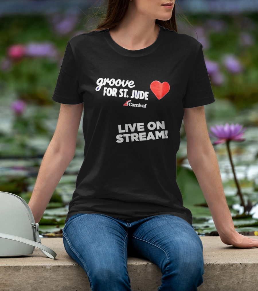 Groove For St Jude Heart Carnival Live On Stream T-Shirt