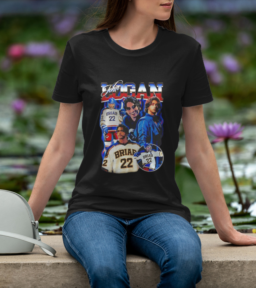 John Logan Briar 22 Hockey Collage T-Shirt