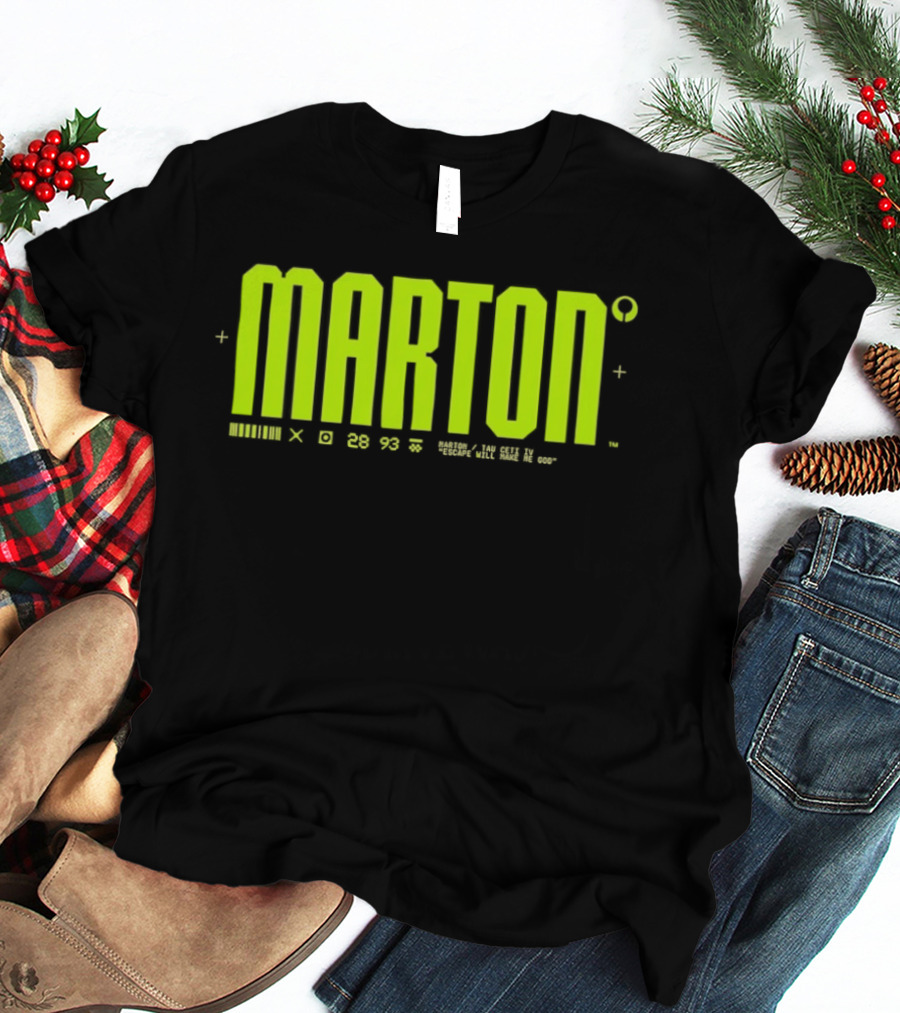 Marton Tau Ceti IV Escape Will Make Me God Sci Fi Retro Futuristic T-Shirt