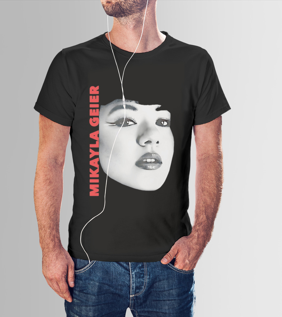 Mikayla Geier UK Tour Bold Monochrome T-Shirt