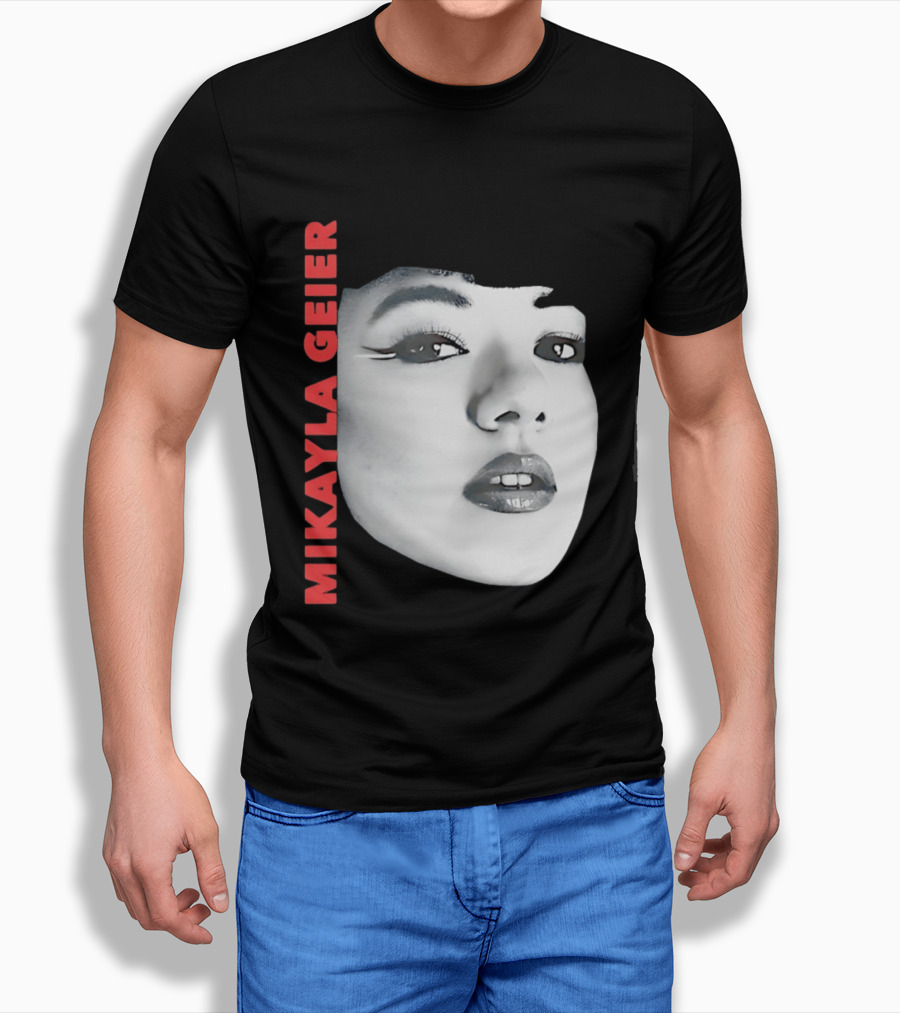 Mikayla Geier UK Tour Bold Monochrome T-Shirt