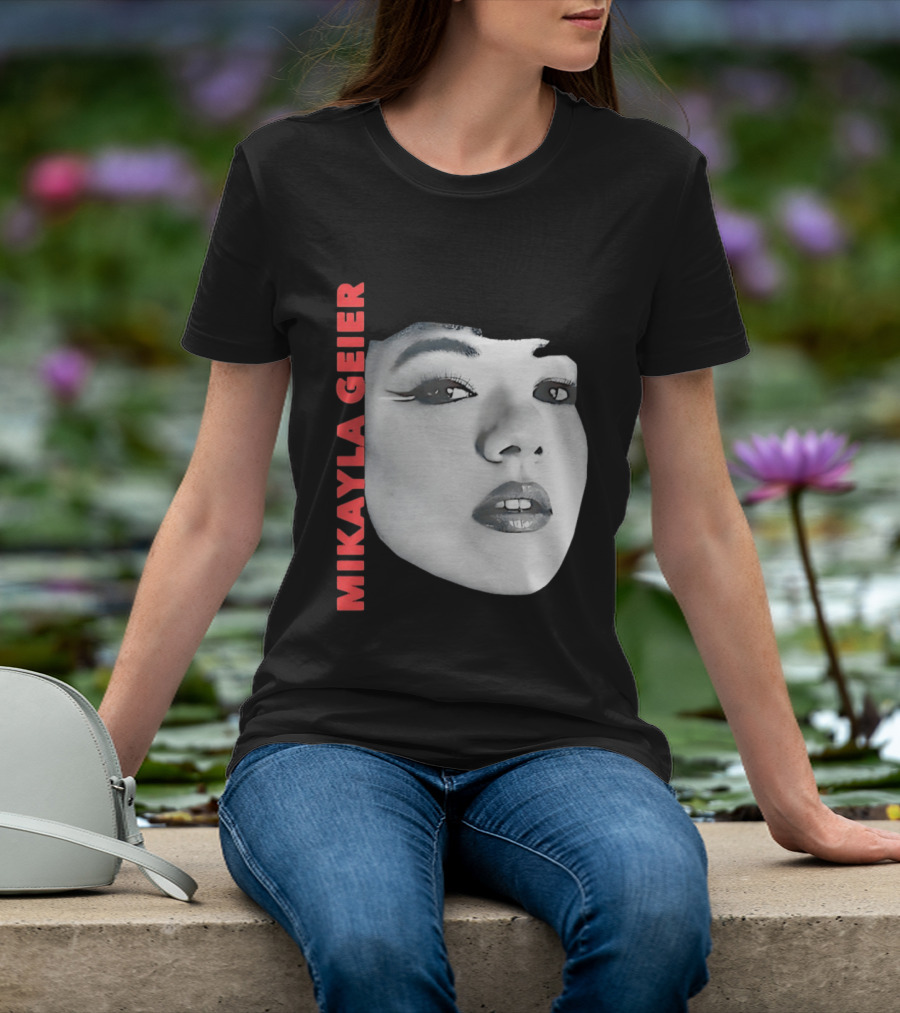 Mikayla Geier UK Tour Bold Monochrome T-Shirt