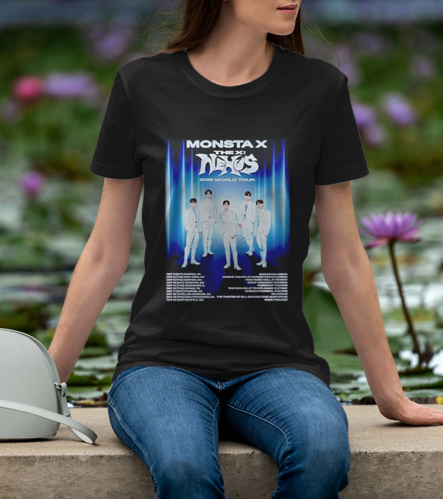 Monsta X The X Nexus 2026 World Tour Dates And Venues T-Shirt