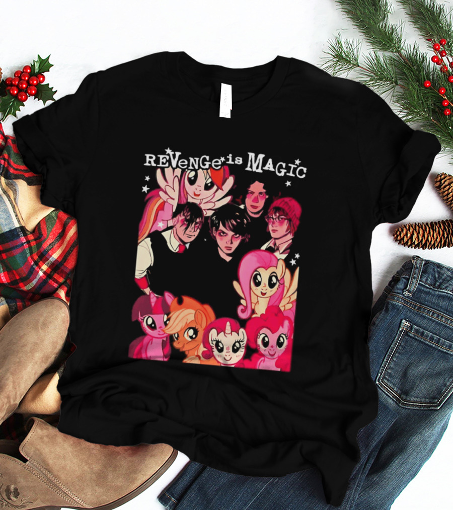 My Chemical Romance My Little Pony Revenge Is Magic Crossover Mashup T-Shirt