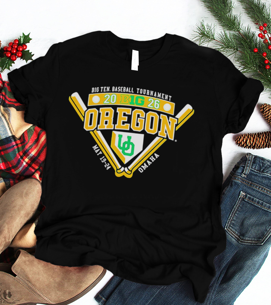 Oregon Ducks 2026 Big Ten Baseball Tournament May 19 21 Omaha T-Shirt