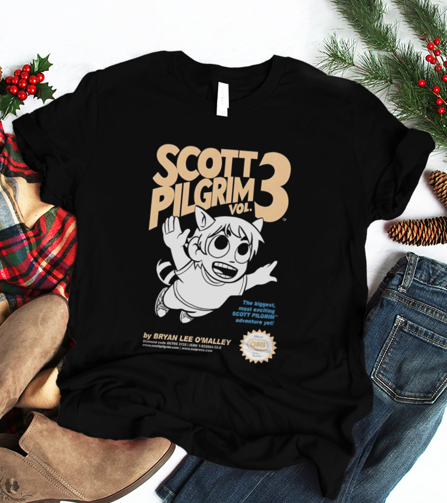 Scott Pilgrim Vol 3 Scott Pilgrim And The Infinite Adventure You By Bryan Lee O'Malley Oni T-Shirt