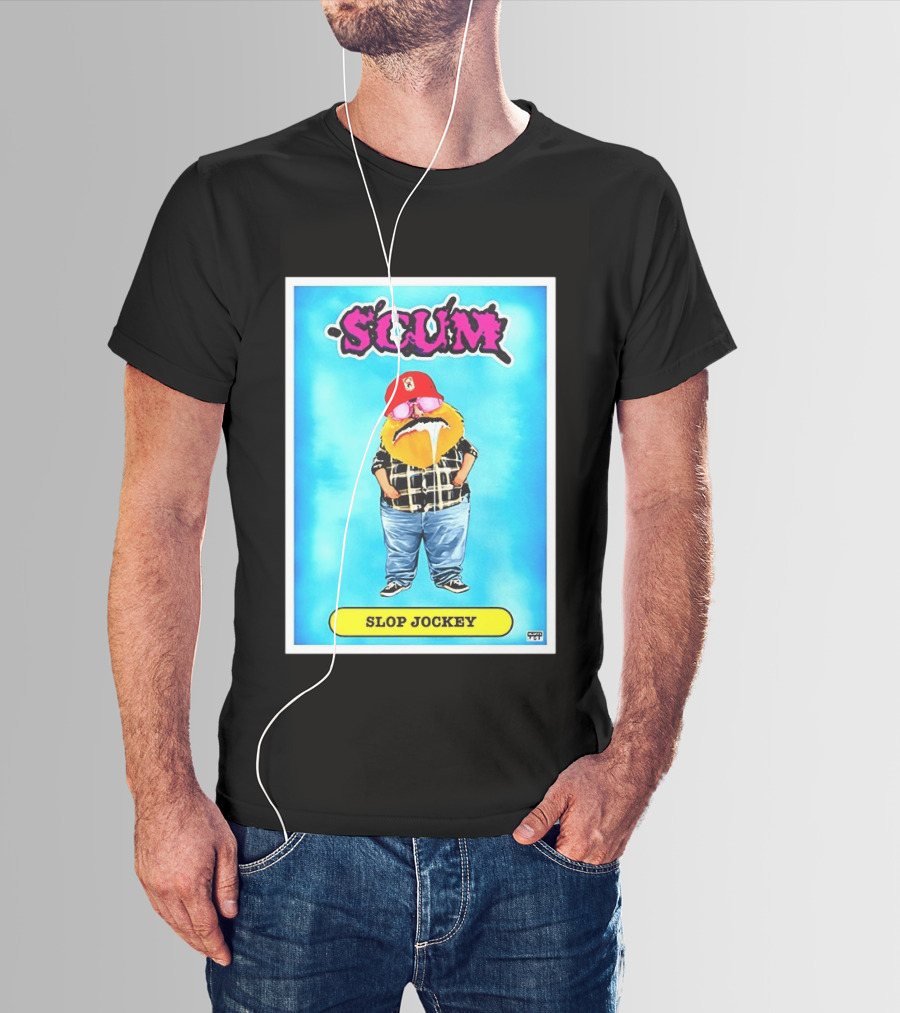 SCUM Slop Jockey Trading Card Gritty T-Shirt