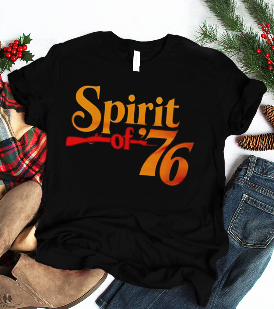 Spirit Of 76 American Revolution Independence Day USA T-Shirt