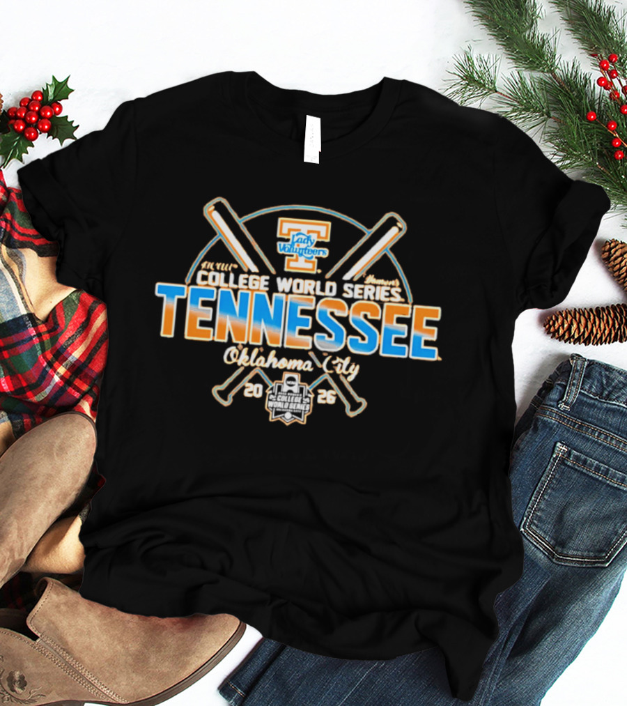 Tennessee Lady Volunteers Softball 2026 College World Series Oklahoma City T-Shirt