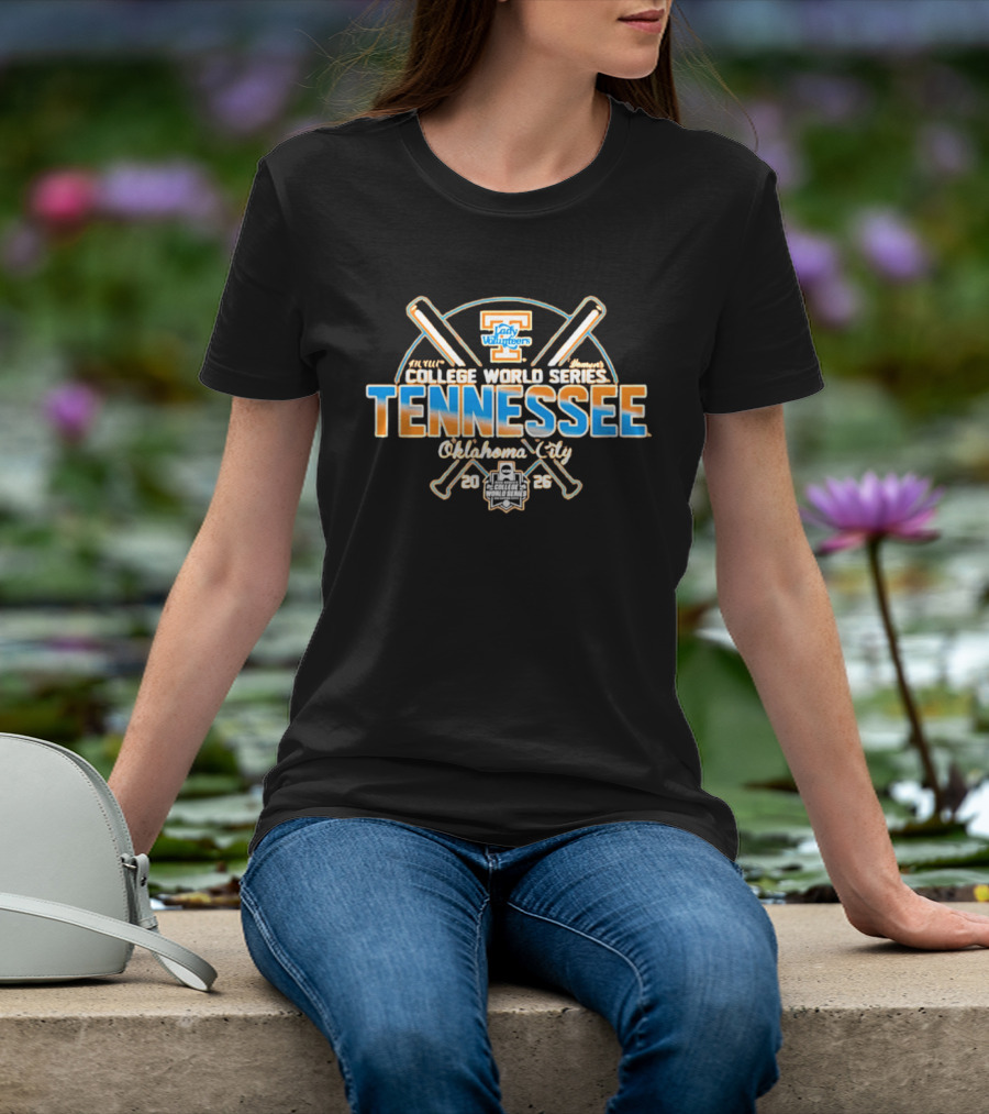 Tennessee Lady Volunteers Softball 2026 College World Series Oklahoma City T-Shirt