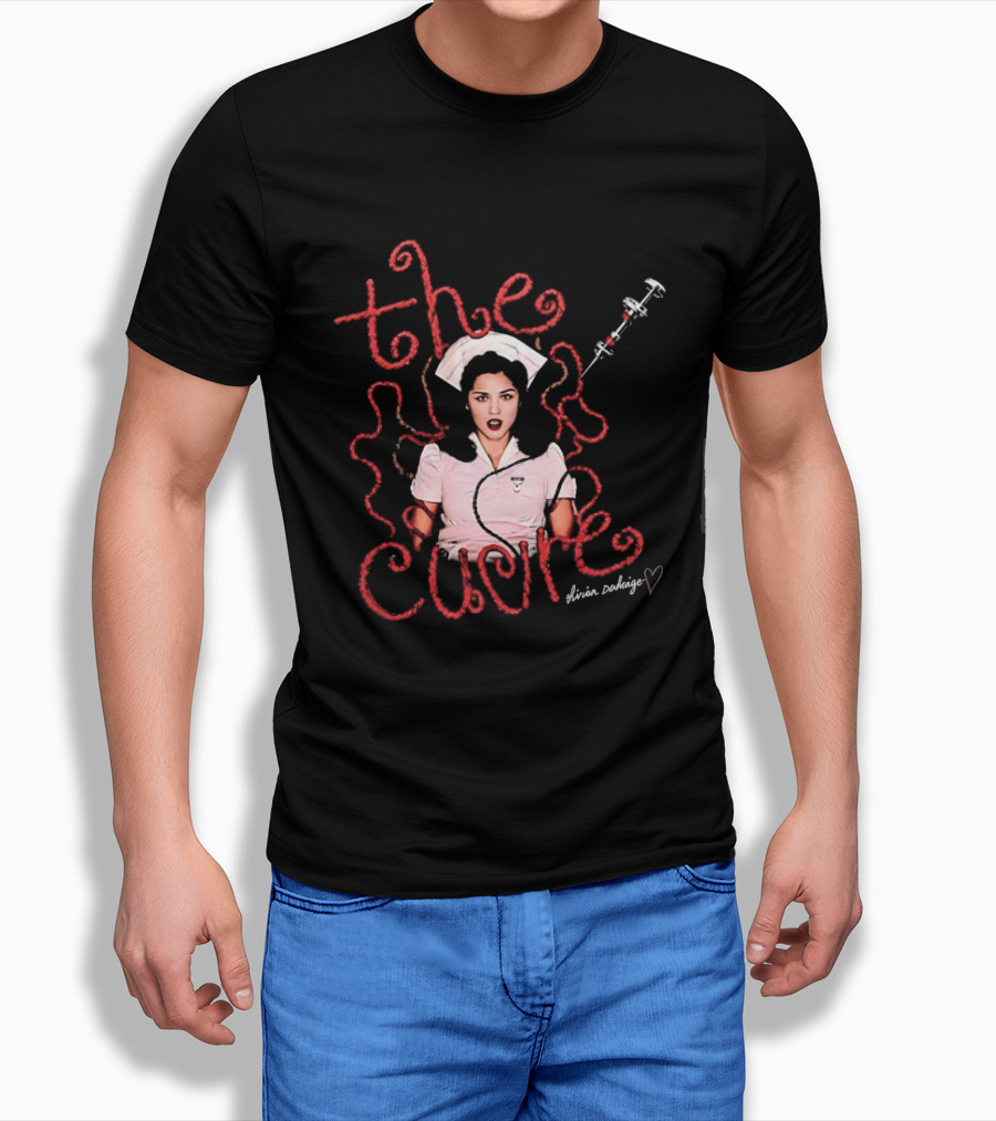The Cure Mirian Damage Nurse Syringe Gothic Rock Vivian Santiago T-Shirt