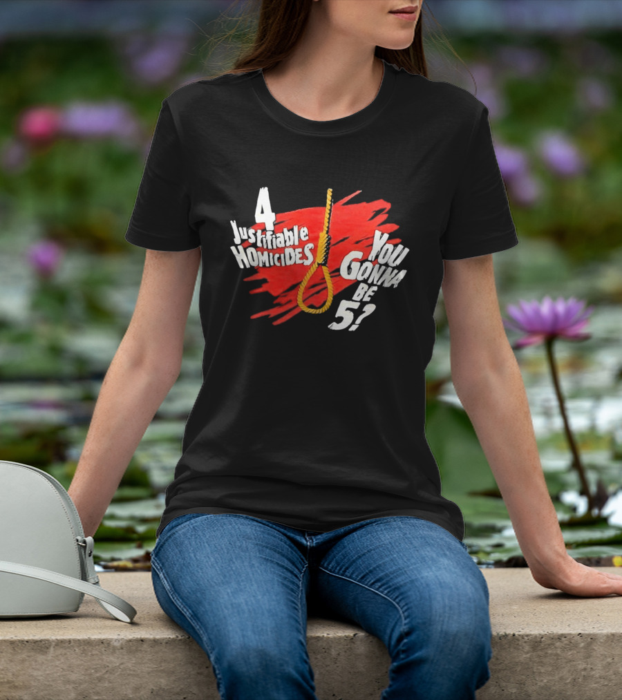 The Undertaker 4 Justifiable Homicides You Gonna Be 5 Noose Red T-Shirt