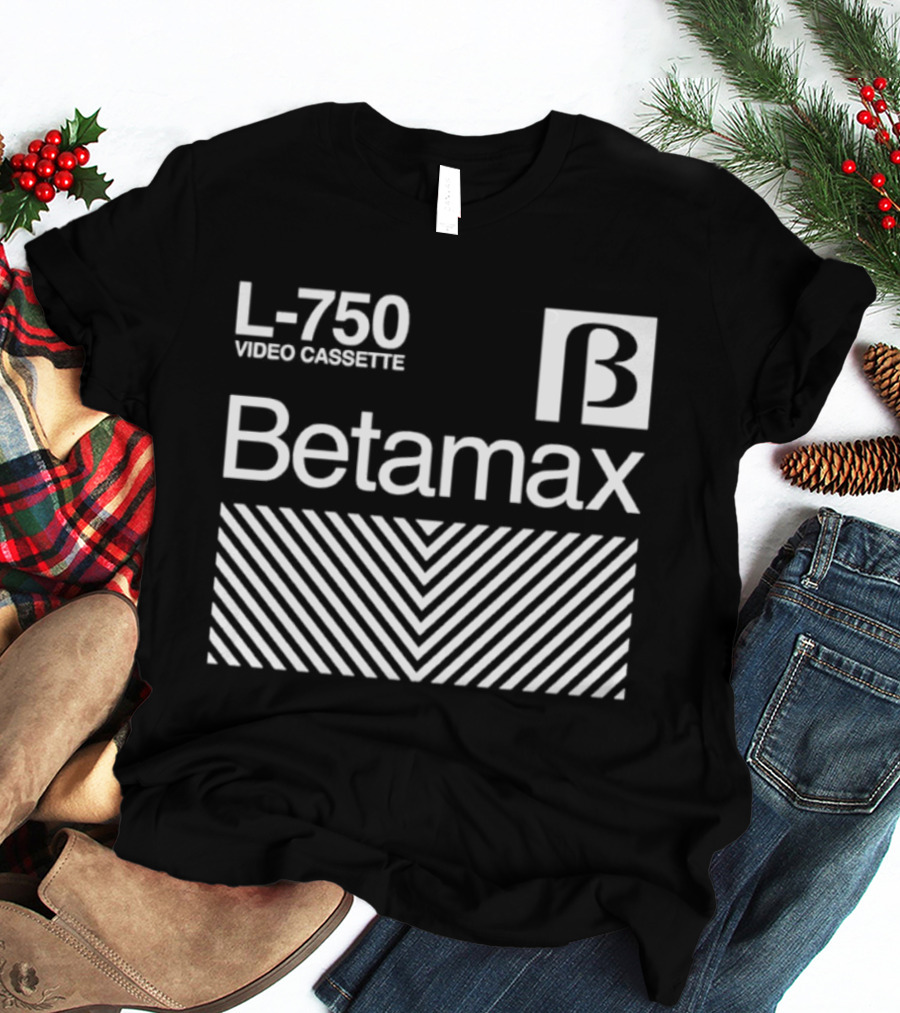Betamax L 750 Video Cassette T-Shirt