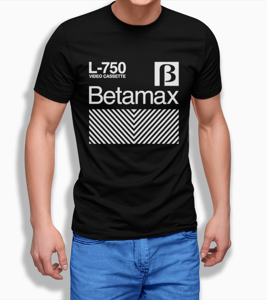 Betamax L 750 Video Cassette T-Shirt