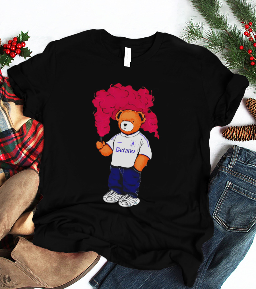 Betano FC Pickles Bears Character Holding Red Smoke T-Shirt