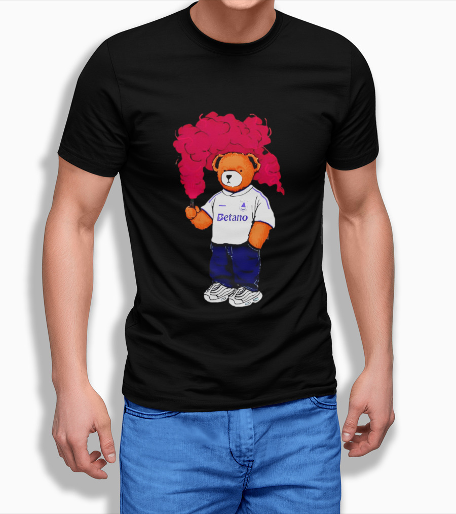 Betano FC Pickles Bears Character Holding Red Smoke T-Shirt