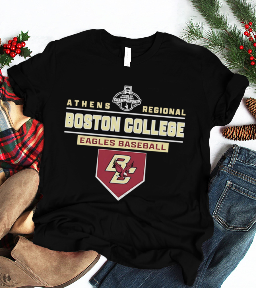 Boston College Eagles Baseball 2026 Athens Regional T-Shirt