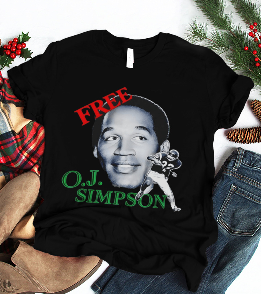 Free OJ Simpson 22 Football NFL Buffalo Team T-Shirt