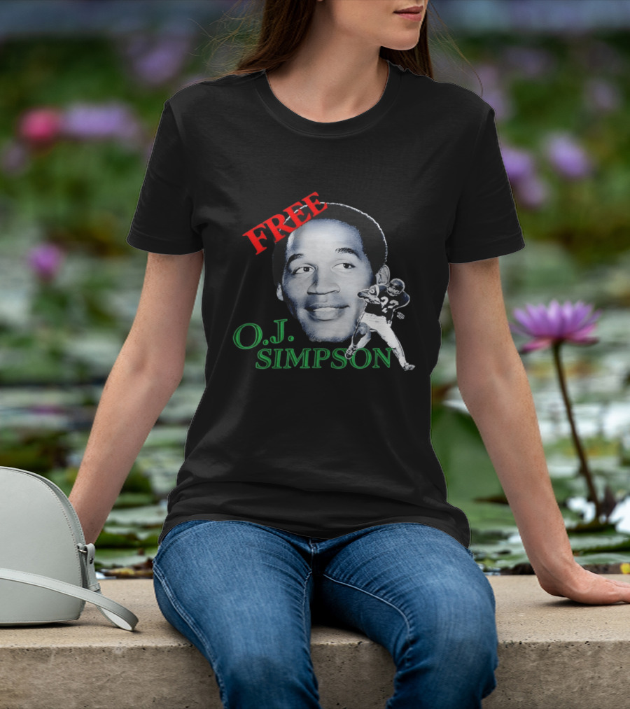 Free OJ Simpson 22 Football NFL Buffalo Team T-Shirt