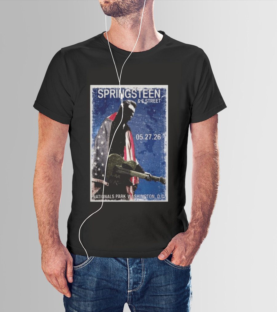 SPRINGSTEEN & E STREET Nationals Park Washington D.C. 05.27.26 T-Shirt