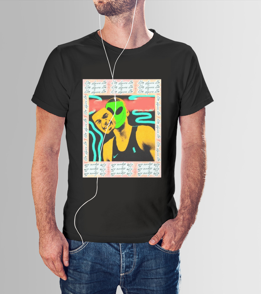 Go Spurs Go Alien Victor Wemby Mask San Antonio Spurs T-Shirt