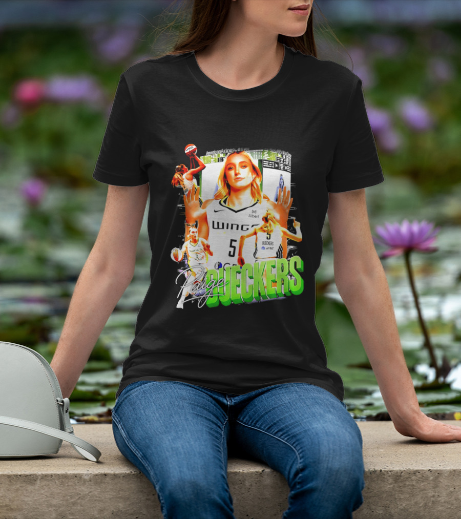 Paige Bueckers Dallas Wings Number 5 Basketball Star T-Shirt