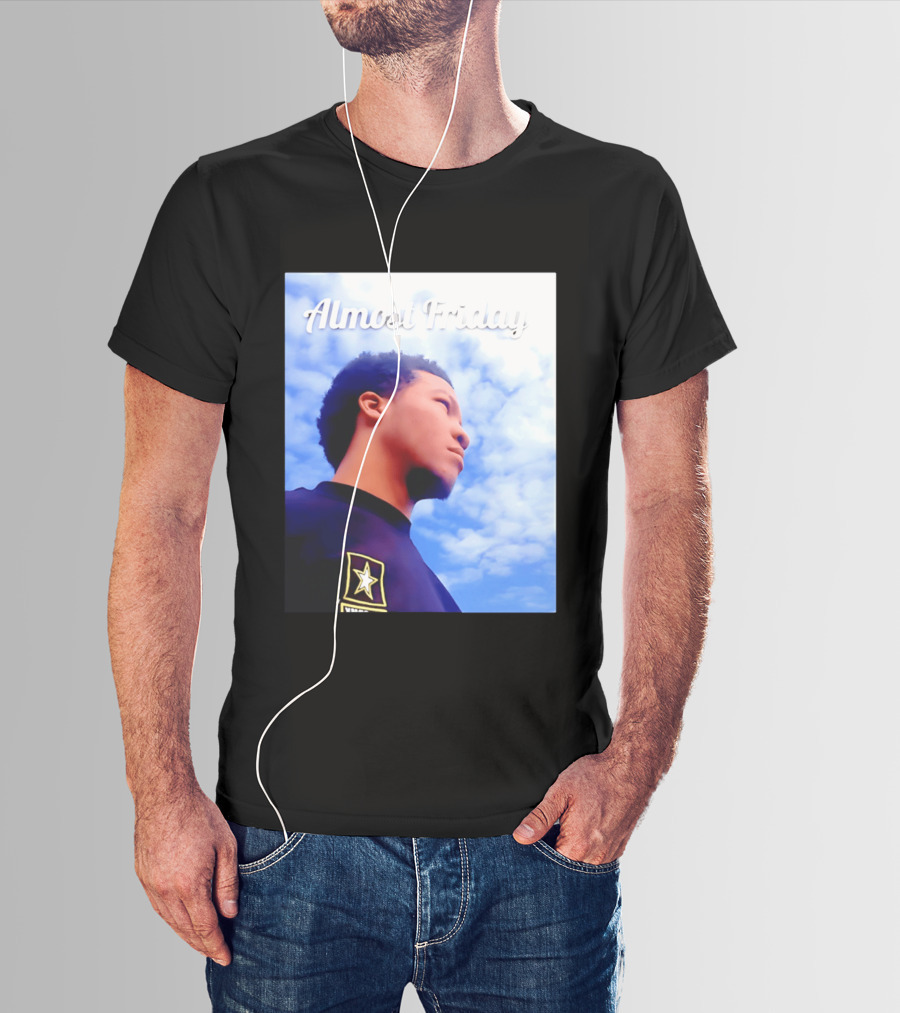 Almost Friday Jalen Brunson NWTS Basketball Sky T-Shirt