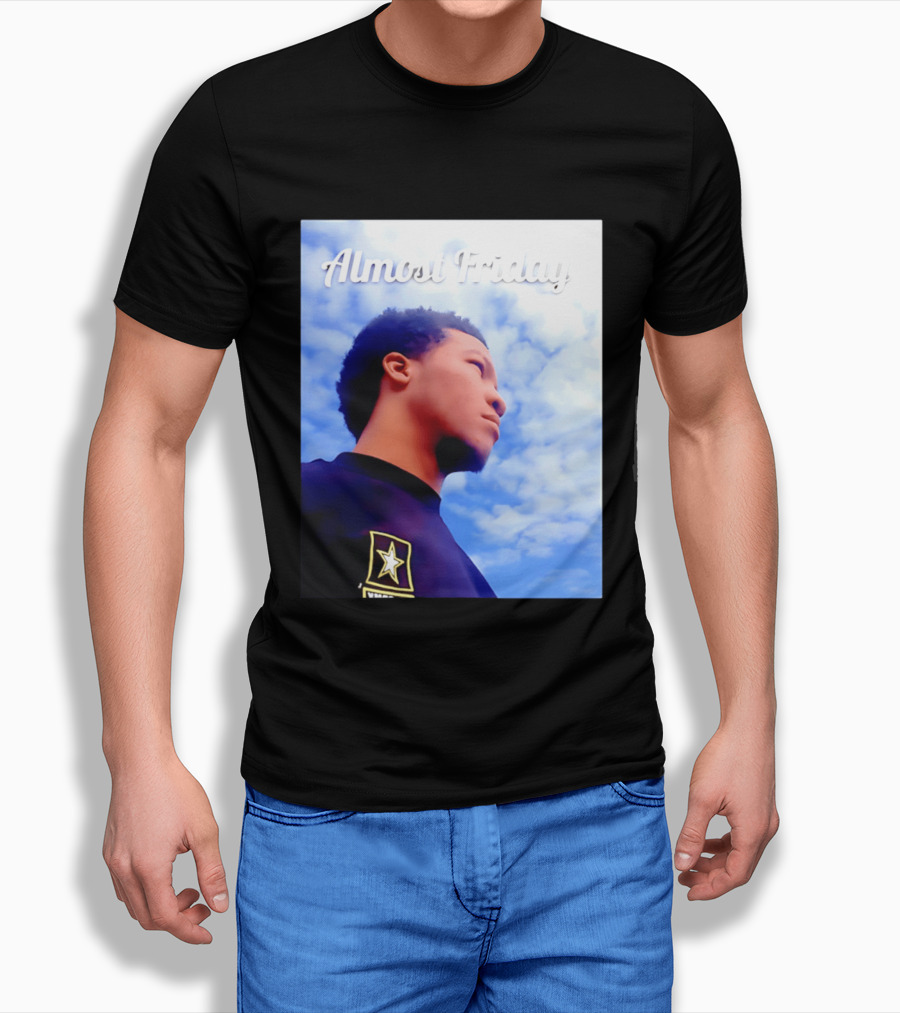 Almost Friday Jalen Brunson NWTS Basketball Sky T-Shirt