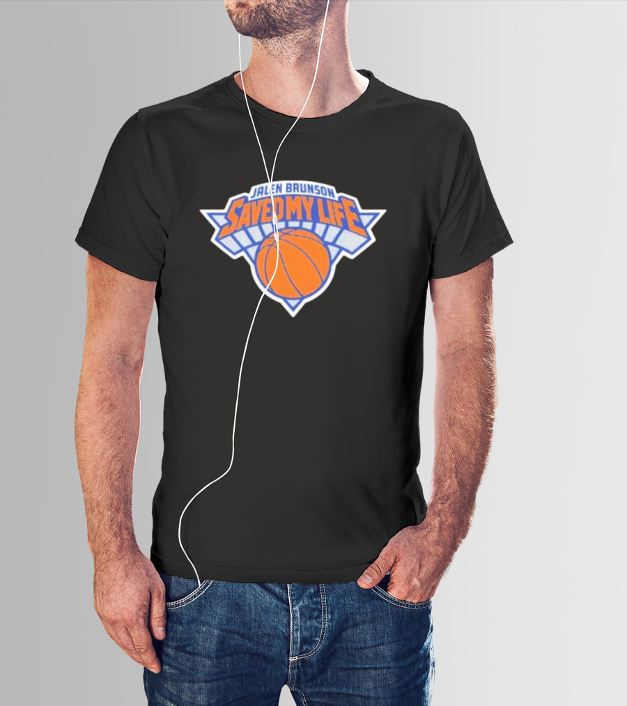Jalen Brunson Saved My Life New York Knicks Basketball T-Shirt