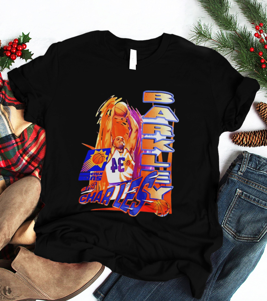 Phoenix Suns Barkley 34 Sir Charles NBA Legends T-Shirt