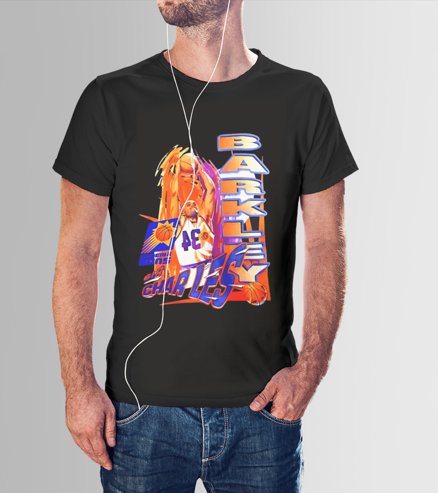 Phoenix Suns Barkley 34 Sir Charles NBA Legends T-Shirt