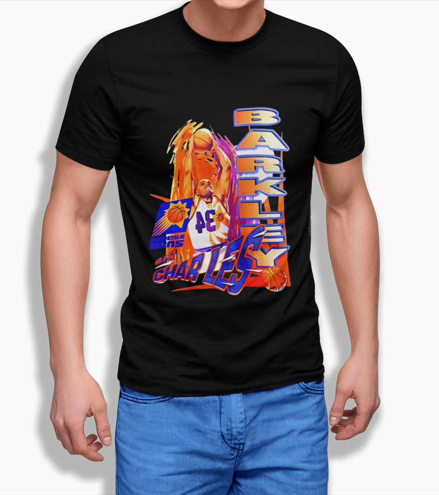 Phoenix Suns Barkley 34 Sir Charles NBA Legends T-Shirt
