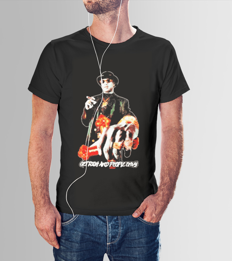 Master P Get Rich And People Envy Gold Rings Money Power T-Shirt