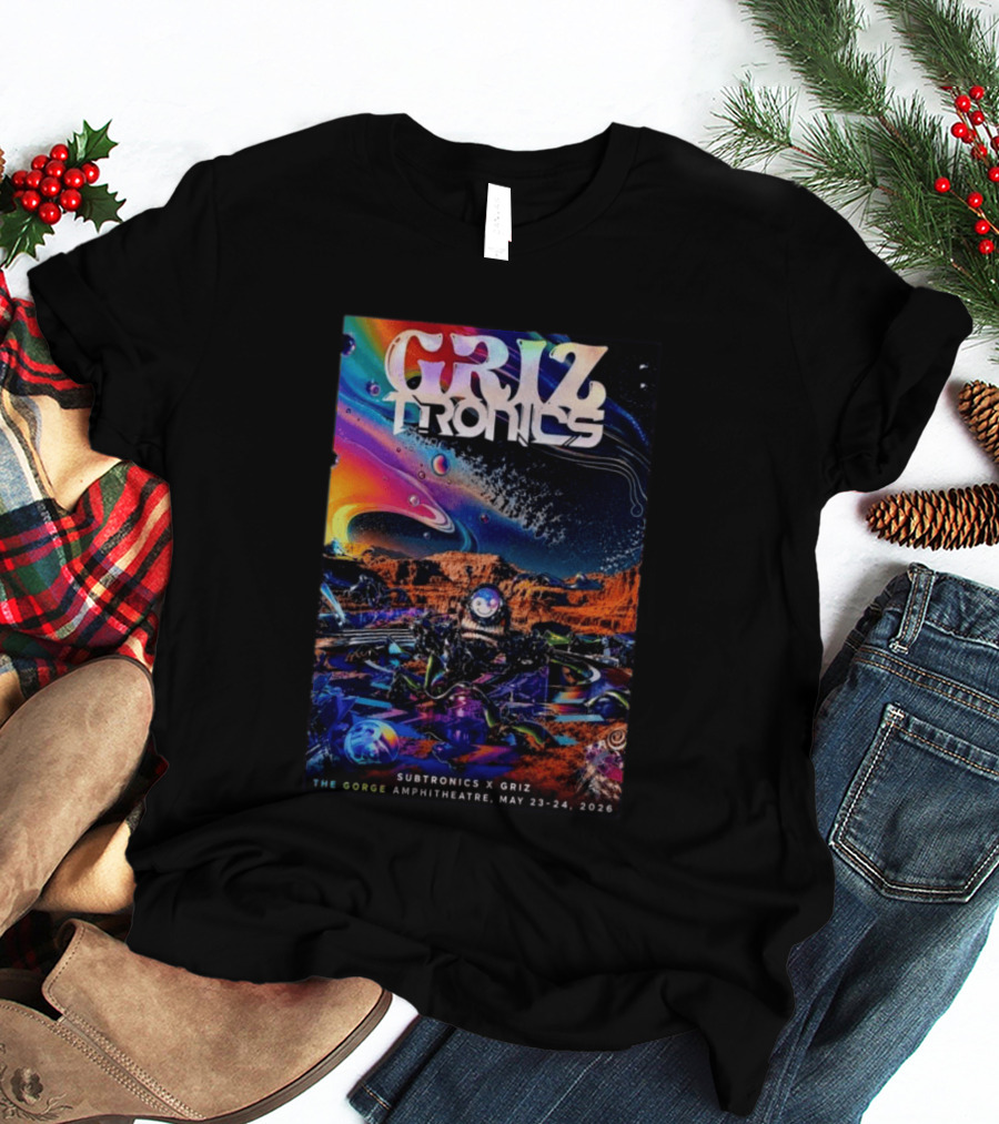 GRiZTRONICS Subtronics The Gorge Amphitheatre May 23 24, 2026 T-Shirt