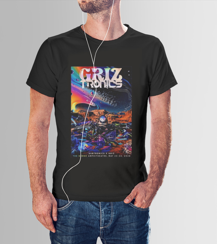 GRiZTRONICS Subtronics The Gorge Amphitheatre May 23 24, 2026 T-Shirt